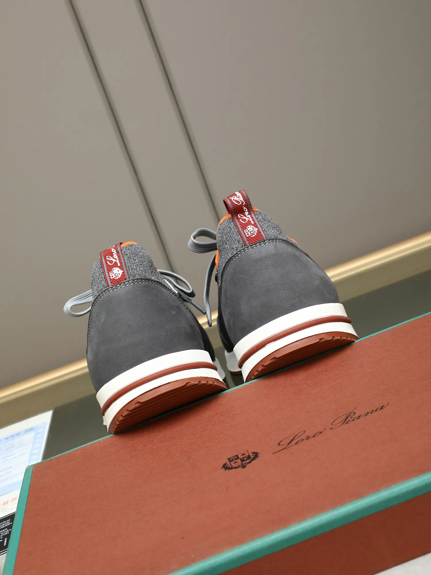Men's shoes 💰420 LP new product on sale Loro Piana knitted sneakers | Made of Wish wool blended fabric | The upper is made of unique knitted fabrics